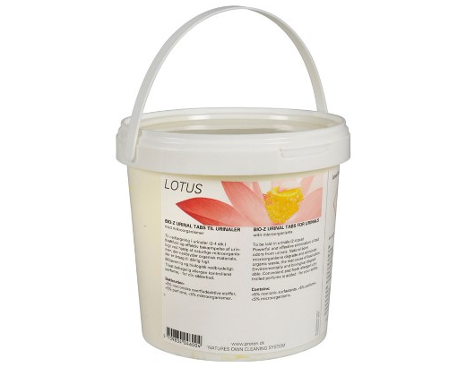 Urinaltabs Lotus biologisk m/ citrus duft 1 kg.