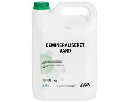 Demineraliseret vand Liva 5 ltr.