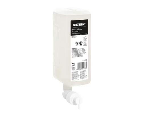 Hair & Body sæbe Katrin mild og velduftende 1000 ml#