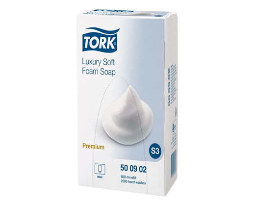 Skumsæbe Tork Premium S3 uden farve med duft 800 ml.//!!#