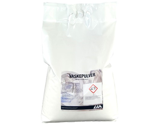 Vaskemiddel pulver Liva til hvid vask u/farve m/duft 10 kg