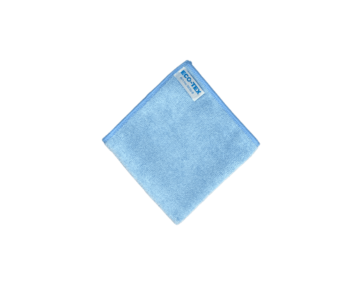 Microfiberklud Eco-Tex Soft 32x32 cm. blå