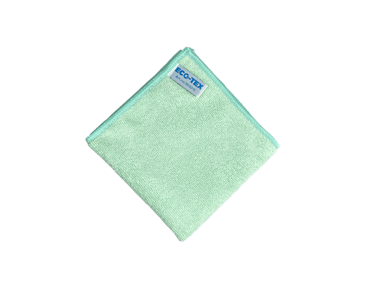 Microfiberklud Eco-Tex Soft 32x32 cm. grøn#