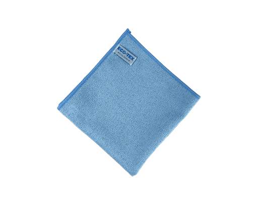 Microfiberklud Eco-Tex Soft 40x40 cm. blå