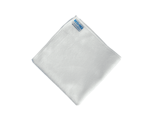 Microfiberklud Eco-Tex Soft 40x40 cm. hvid