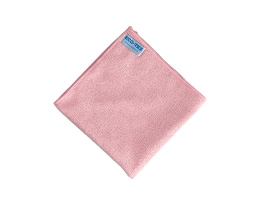 Microfiberklud Eco-Tex Soft 40x40 cm. rød
