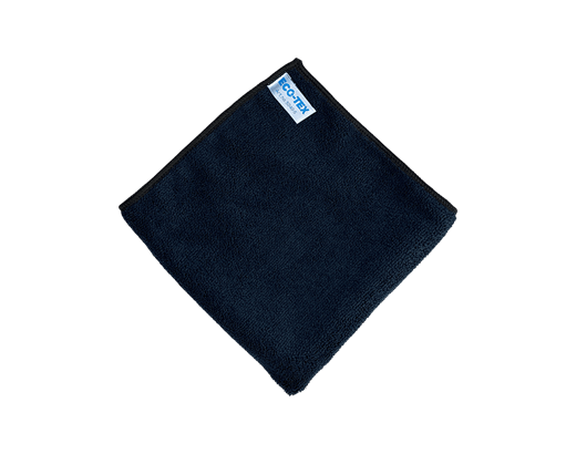 Microfiberklud Eco-Tex Soft 40x40 cm. sort