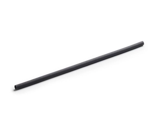 Sugerør bambus/ plantefibre lige Ø8mmx15 cm. SORT POSE