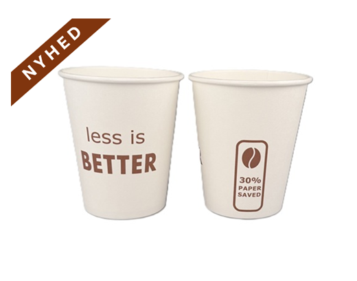 Papbæger Hot-Cup "Less is Better "  25 cl./ 8 oz.