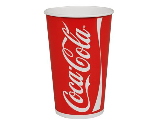 Papbæger Coca-Cola mrk. 0,3 ltr. 36 cl./ 12 oz.