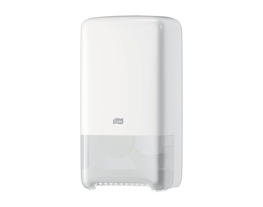 Dispenser Tork T6 til compact toiletpapir hvid#