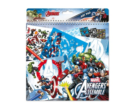 Avengers Marvel stor kunstmappe//markedspris 169,95//!!