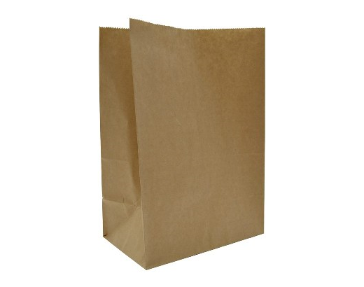 take-away papirpose u/ hank 7 ltr. 18x11x26,5 cm. brun
