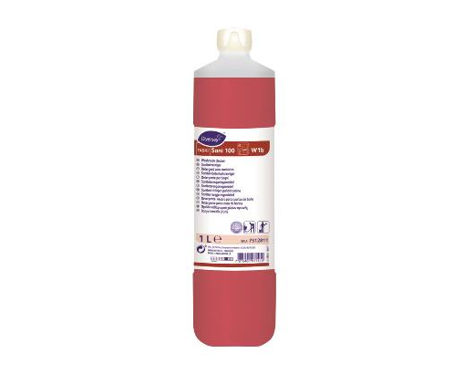 Sanitetsrengøring Sani 100 W1b alkalisk m. frv.+duft rød#