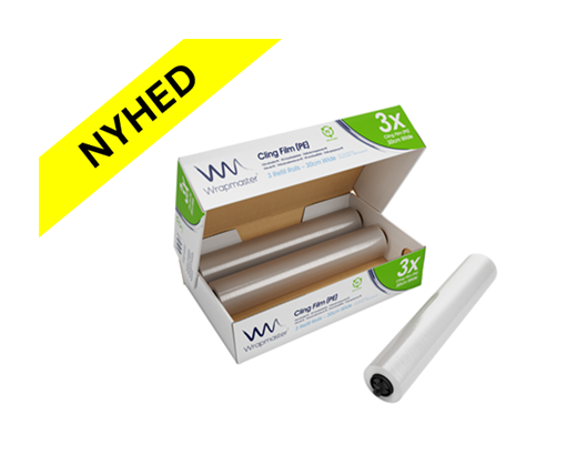 Madfilm PE løs rulle WRAPMASTER 0,30x300m.(miljøfilm)