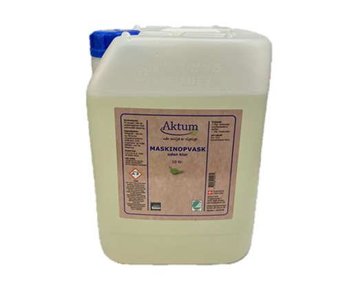Maskinopvask Aktum flydende u/klor 10 ltr/ 12 kg
