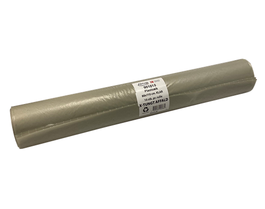 Plastsæk LDPE 88x110 cm. 115 ltr. X-Tungt affald klar