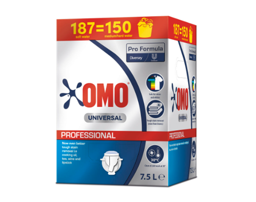 Tøjvask flydende Omo Proff. Universal m/duft 7,5 ltr.
