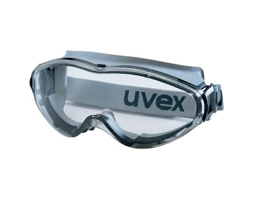 Beskyttelsesbrille Uvex lukket med elastikbånd sort#