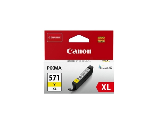 Blækpatron Canon Pixma CLI-571XL Yellow#