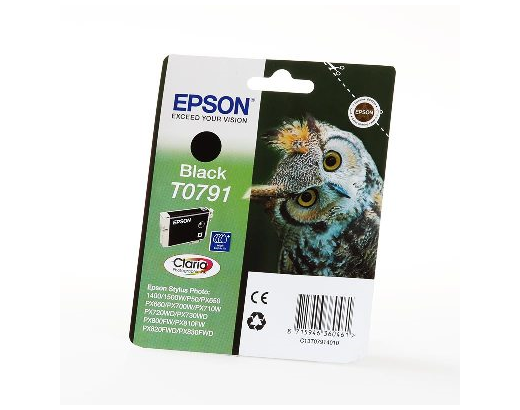 Epson toner/blæk T0791 Black Ink Cartridge#