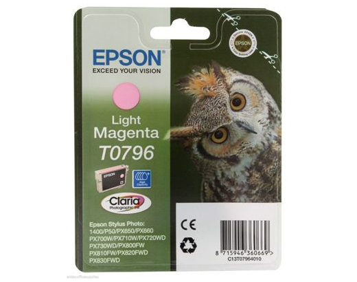 Epson toner/blæk T0796 Light Magenta Ink Cartridge#