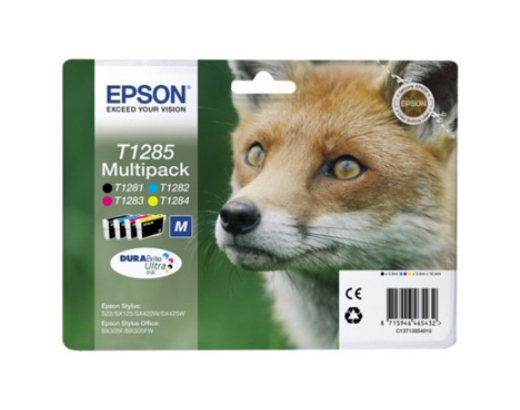 Epson toner/blæk T1285 Multi Pack cartridge#