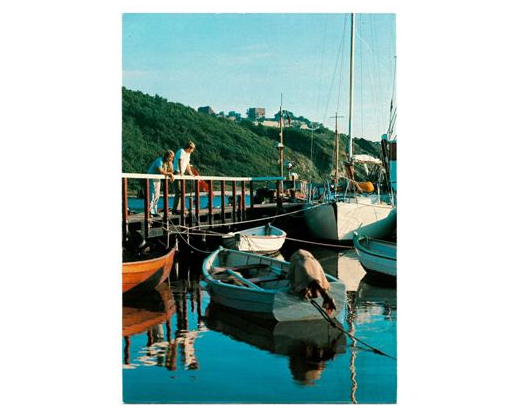 Postkort 199 Hammerhavnen 10,5x15 cm RETRO//
