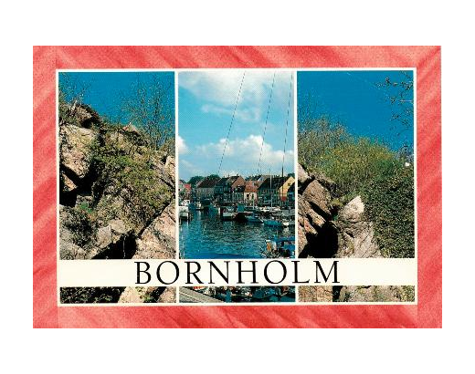 Postkort 1208 Forår på Bornholm 10,5x15 cm//