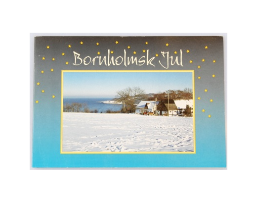 Postkort 4039 Salenebugten - Vinter/Jul - Dobbeltkort