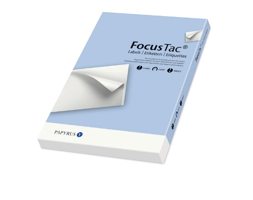 Label/etiket FocusTac LCI 51x75 mm. 10 stk/ark 200 ark hvid#